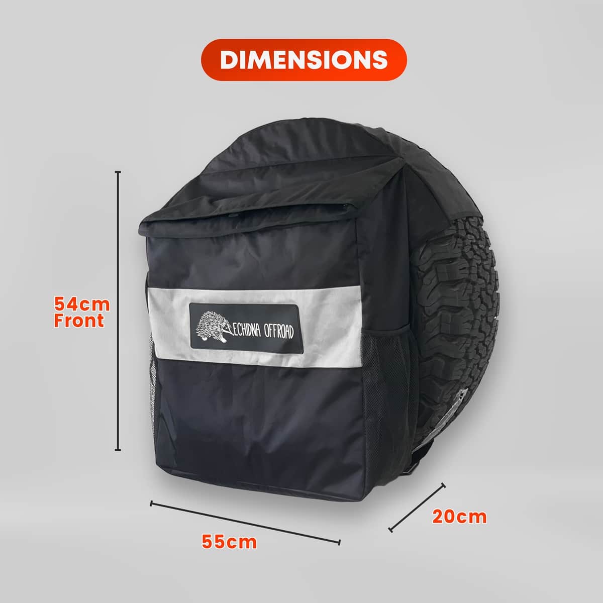 The Outback Spare Wheel Bag Echidna Offroad