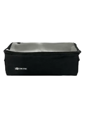 The Pouch XL Clear Top Canvas Bag